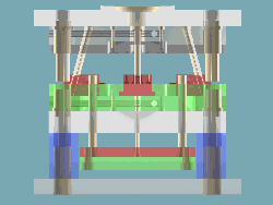  Вид прессформы сбоку 